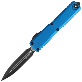 Nóż automatyczny OTF Microtech Ultratech Gen IV D/E Tactical Blue Aluminium, Black M390MK by Tony Marfione (11224-1BL)