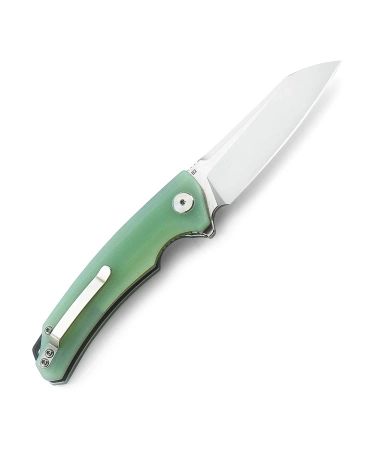 Bestech Texel Knife Transparent G10, Stonewashed/Satin D2 by A Purvis Blades (BG21B-1)