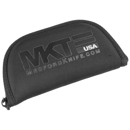 Nóż automatyczny Medford Smooth Criminal Auto Red Aluminium, Bronze HW/Clip, Tumbled S45VN by Greg Medford (MKA0394TQ-41AR-T1C1-Q4)