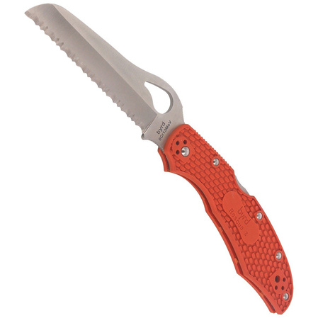 Spyderco Byrd Cara Cara Rescue 2 FRN Orange, SpyderEdge (BY17SOR2)