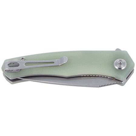 Kubey Knife Cadmus Jade G10, Bead Blasted D2 by Max (KU055D)