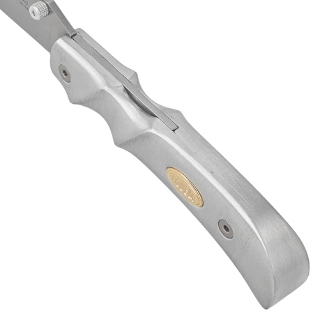 Muela AL-8 Gray Aluminum Knife, Satin X50CrMoV15
