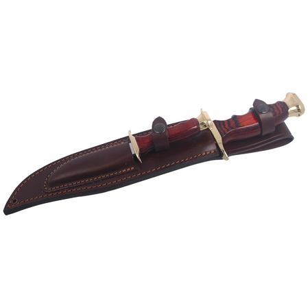 Muel BW-22P Knives Set: B-22 and BW-10 Pakka Wood, Satin X50CrMoV15