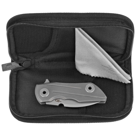 Bestech 2500 Delta Knife Dark Gray Titanium, Bead Blasted CPM S35VN by Poltergeist Works (BT2006B)