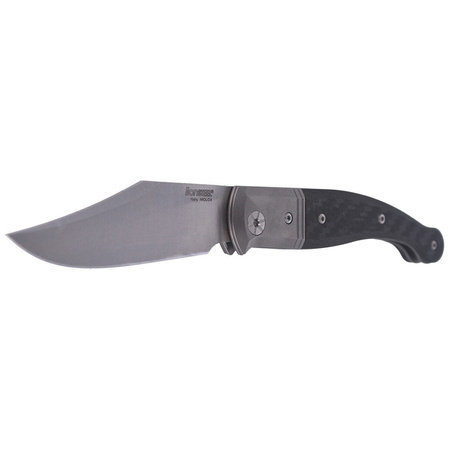 LionSteel Gitano Carbon Fibre, Satin Blade Knife (GT01 CF)