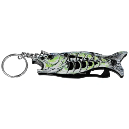 Nóż wędkarski brelok Martinez Albainox Fishing 3 Green Aluminium, Black 3Cr13Mov (25145 GR)