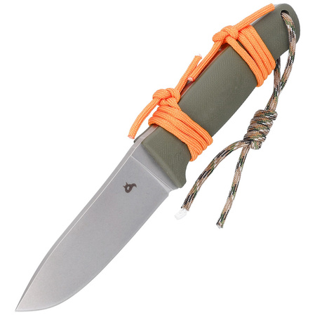 BlackFox Vesuvius OD Green G10, Stone Washed D2 by Alfredo Doricchi (BF-710 D2 OD)