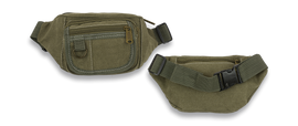 Barbaric Fanny Pack Green Canvas (34912)