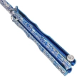 Martinez Albainox RainBlue Balisong Blue Printed Steel, Blue Printed 3Cr13Mov (02140)