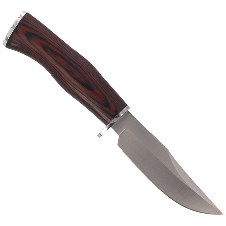 Muela Braco-11R Pakka Wood Knife, Satin X50CrMoV15