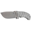 Fox Pro Hunter Black Yute Micarta, Stonewashed N690Co Knife (FX-130 MBSW)