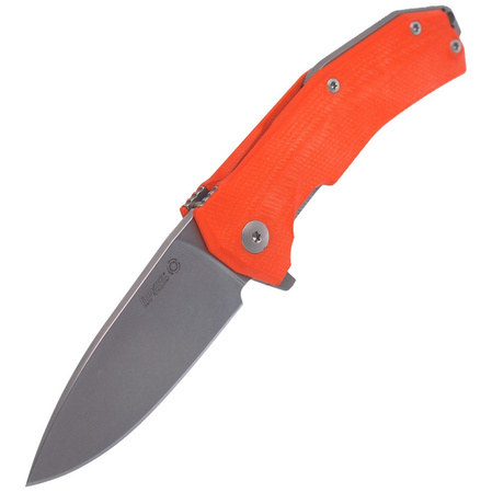 LionSteel KUR G10 Orange, Stonewashed Sleipner by Molletta (KUR OR)