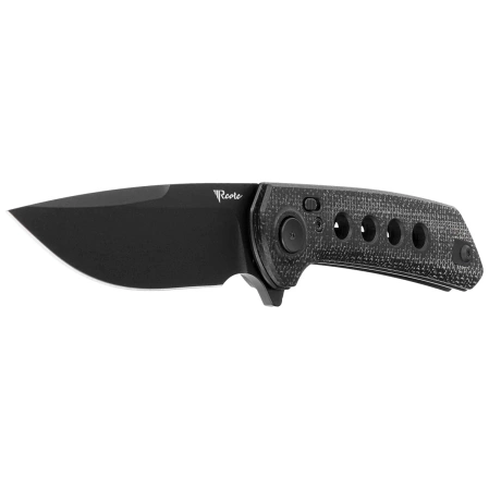 Reate PL-XF-2 Knife Black Micarta/G10 Inlay, Black PVD Nitro-V