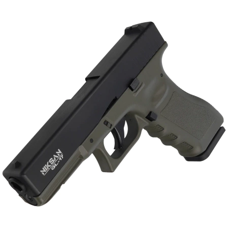 Pistolet wiatrówka Niksan Defence NKS GL17 Olive Drab Blow Back 4.5 mm
