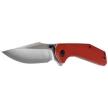 Sencut Actium Burgundy G10, Satin D2 knife (SA02A)