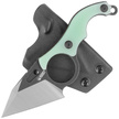 Kubey Hippocam KU166B Knife Jade G10, Satin/Blackwashed D2