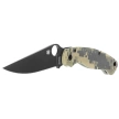 Spyderco Military 2 Camo G10, Black DLC CPM S30V Plain by Sal, Eric Glesser Knife (C36GPCMOBK2)