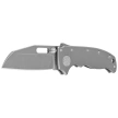 Demko AD20.5 Shark Foot Knife Smooth Titanium, Stonewashed CPM 20CV by Andrew Demko (205-20CV-TI-SF)
