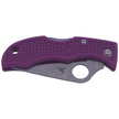 Spyderco Ladybug 3 FRN Purple Plain knife (LPRP3)