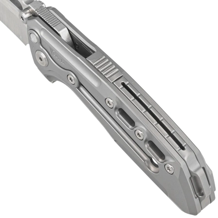 Nóż składany Reate T1000-V2 Gray Titanium, Stonewashed/Satin M390 by Alvin Lee