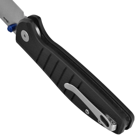 Bestechman Goodboy Jr. Knife Black G10, Satin/Stonewashed D2 by Keanu Alfaro (BMK10A)