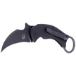 FOX Karambit Black Bird Black Carbon Fiber / Bronze Titanium, Black ELMAX by Bastinelli (FX-591 TIC BR)