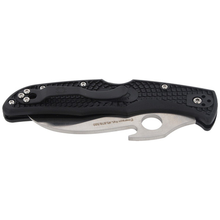 Nóż składany Spyderco Matriarch 2 FRN Black Emerson Opener (C12SBK2W)