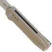 Bestech Syntax Beige CP G10, Stonewashed/Satin CPM 154CM by Todd Knife and Tool (BG41B)