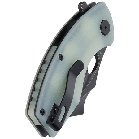 Nóż składany Bestech Lizard Transparent G10, Black Stonewashed D2 (BG39E)