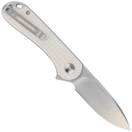 Nóż składany CIVIVI Elementum Flipper Patterned Ivory G10, Satin D2 (C907A-3)