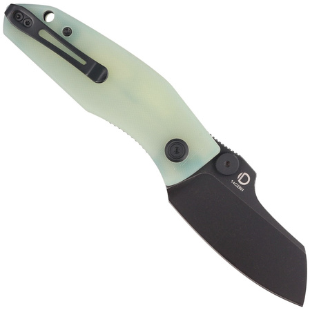 Kubey Knife Monsterdog Jade G10, Darkwashed 14C28N by Dmitry Osarenko (KU337C)