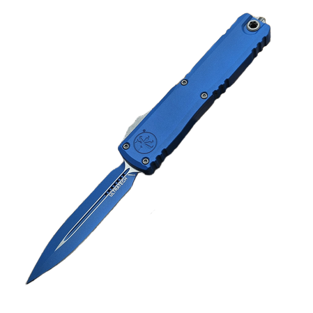 Nóż automatyczny OTF Microtech Ultratech Gen III ZBP D/E Cerakote Blue Aluminium, Cerakote Blue M390MK by Tony Marfione (1122-1BL-C1Z13)