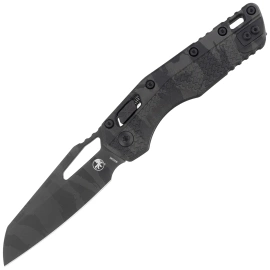 Microtech MSI S/E Ram-Lok Midnight Tiger Camo Tri-Grip Polymer, Midnight Tiger Camo M390MK by Tony Marfione (210T-1PMMTC-X8Z4)