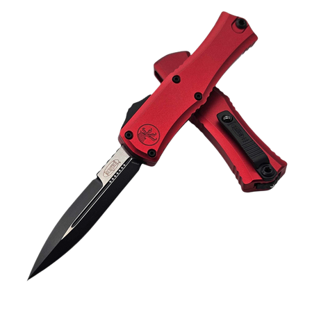 Nóż automatyczny OTF Microtech Hera II Mini Bayonet Tactical Red Aluminium, Black M390MK by Tony and Sean Marfione (1701M-1RD)