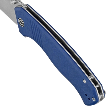Civivi Placoid Blue Shredded G10 Knife, Satin 14C28N (C23079-2)