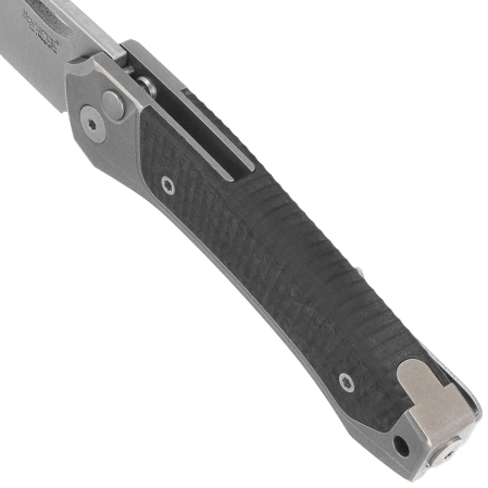 LionSteel Twain Gray Titanium/Carbon Fiber, Satin MagnaCut by Gianni Pauletta (TW GY CF)