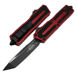 Microtech Scarab II Gen III T/E Red Aluminum, Black M390MK by Tony Marfione (1279-1RD)