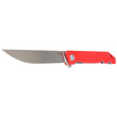 Nóż składany Kubey Knife Pylades Red G10, Satin AUS-10 (KU253F)