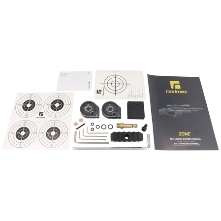 Reximex Zone W 5.5mm PCP Air Rifle with Regulator and Sound Moderator